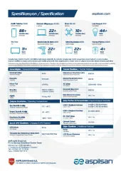 P-ASP-H1500CA 1500W 1177.6Wh Enerji Depolama Sistemi