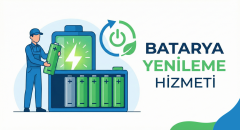 4 Hücre'li Batarya Yenileme Hizmeti